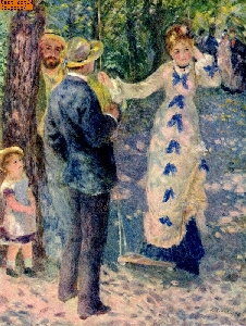 Auf der Schaukel nach Renoir